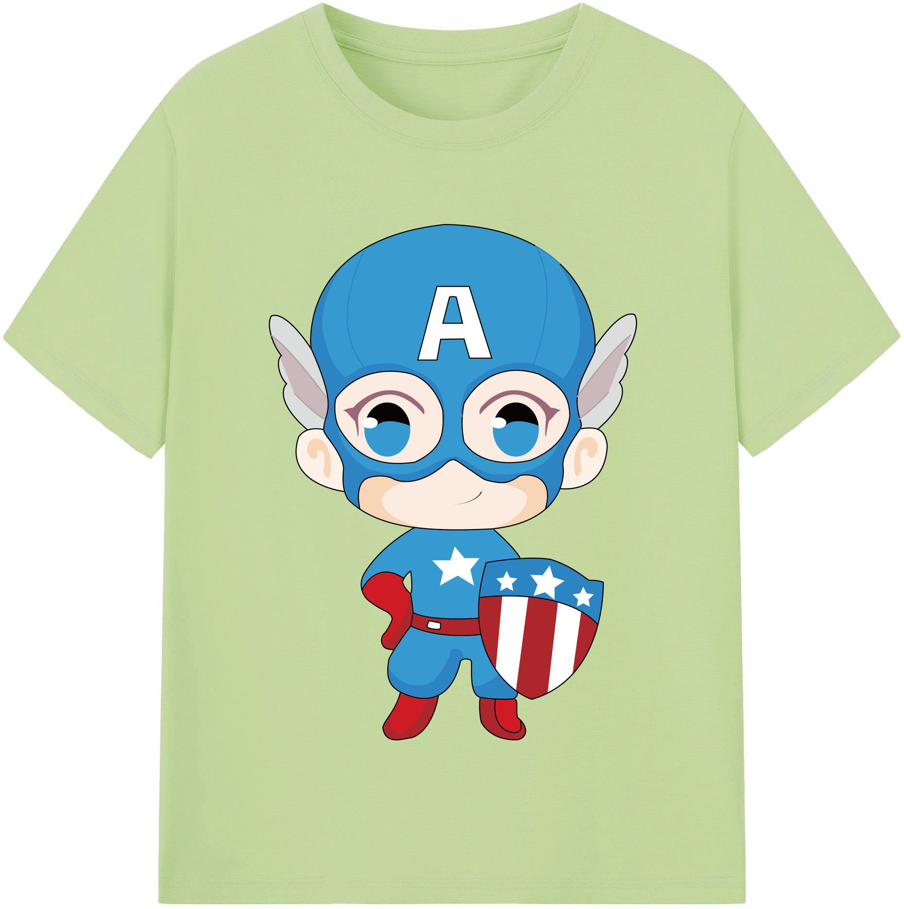 （画像用） アベンジャーズ The Avengers 綿100％半袖Tシャツ（フロントプリント）